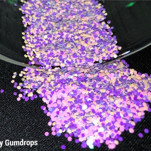 Goody Gumdrops-Pink Purple Medium 1/40 Chunky Glitter Mix- Hexagon Polyester Glitter-Eco-Friendly Solvent Resistant Glitter 1oz