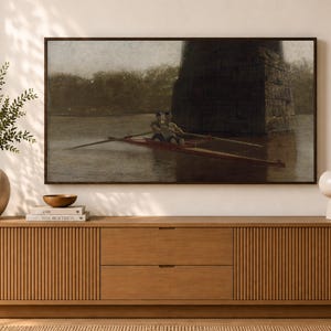 Zweierruderboot | Thomas Eakins | Klassisches Ruder-TV-Kunstwerk