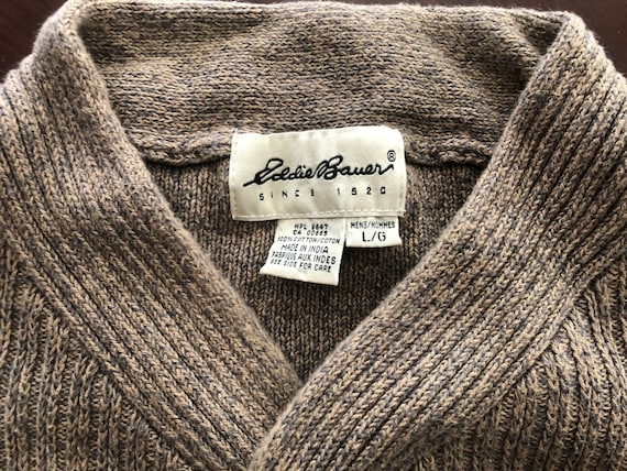 Vintage Men’s Cotton Sweater Size Large Eddie Baue