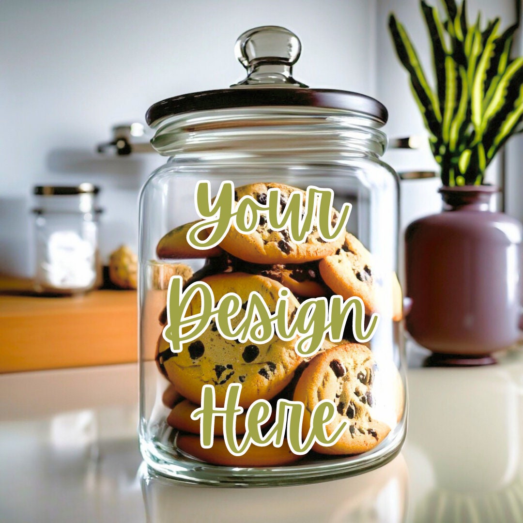 Cookie Jar Personalized Magnet or Stand Gift for Grandparents with