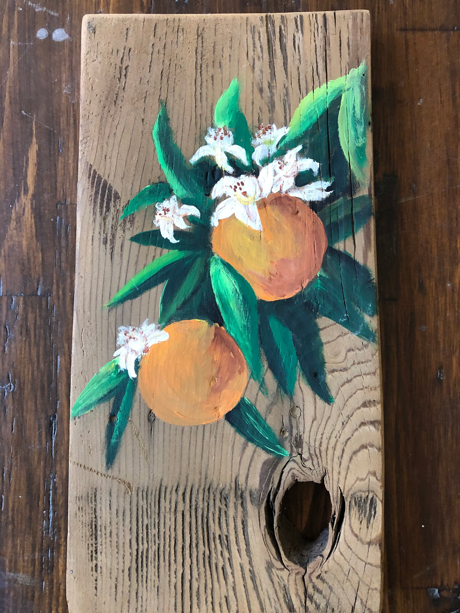 Oranges handpainted Sign Wood Sign Etsy