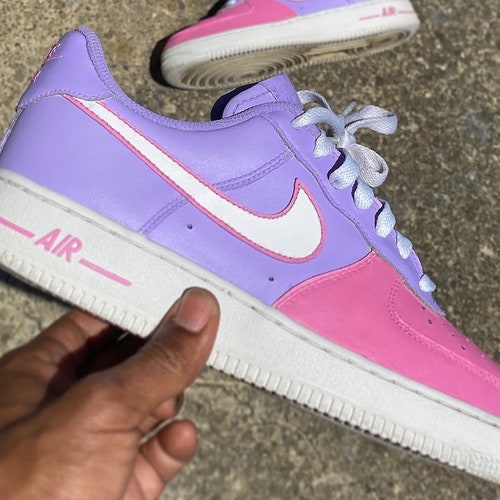 custom cheetah print air force 1