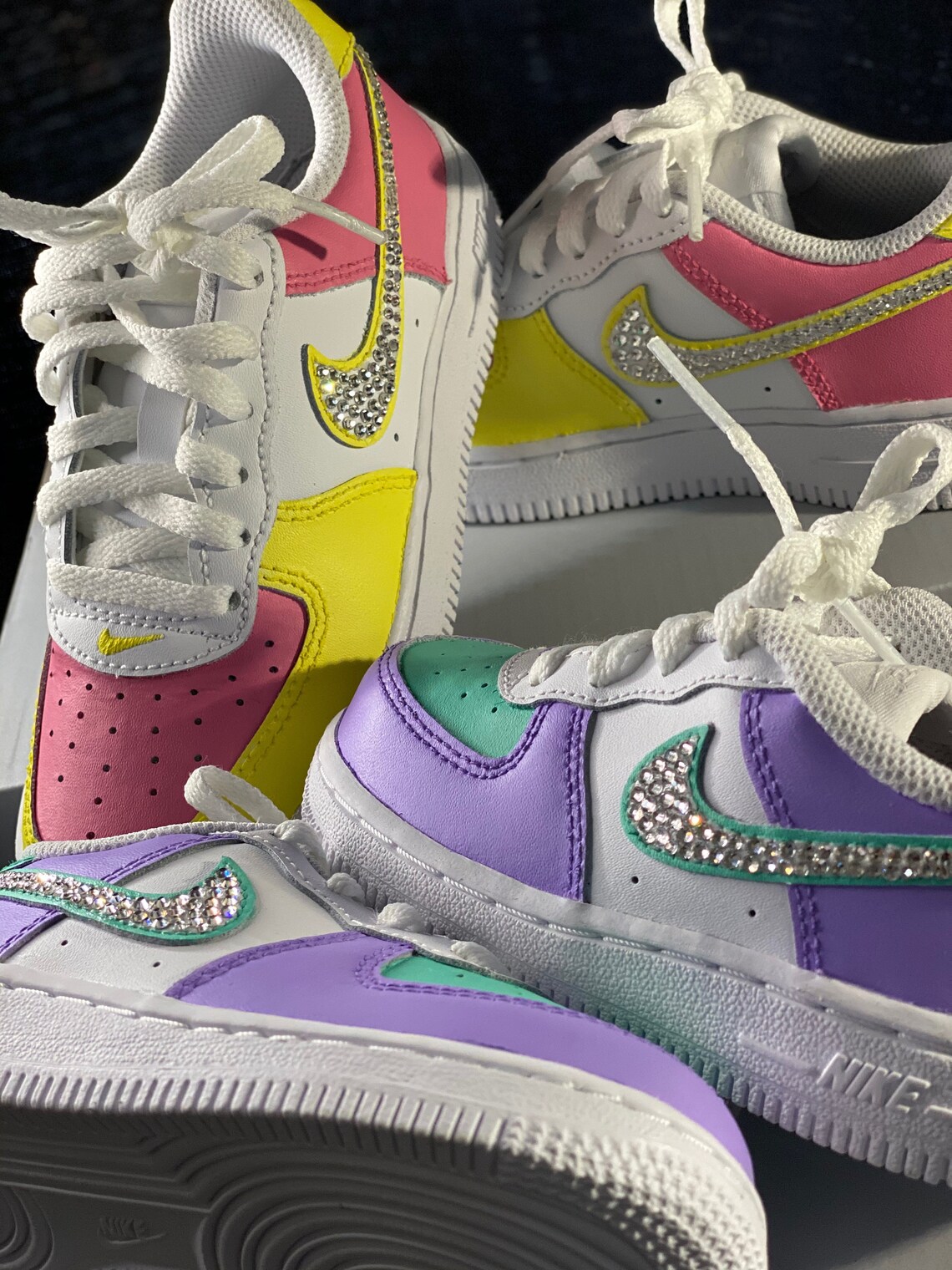 custom rhinestone air force 1