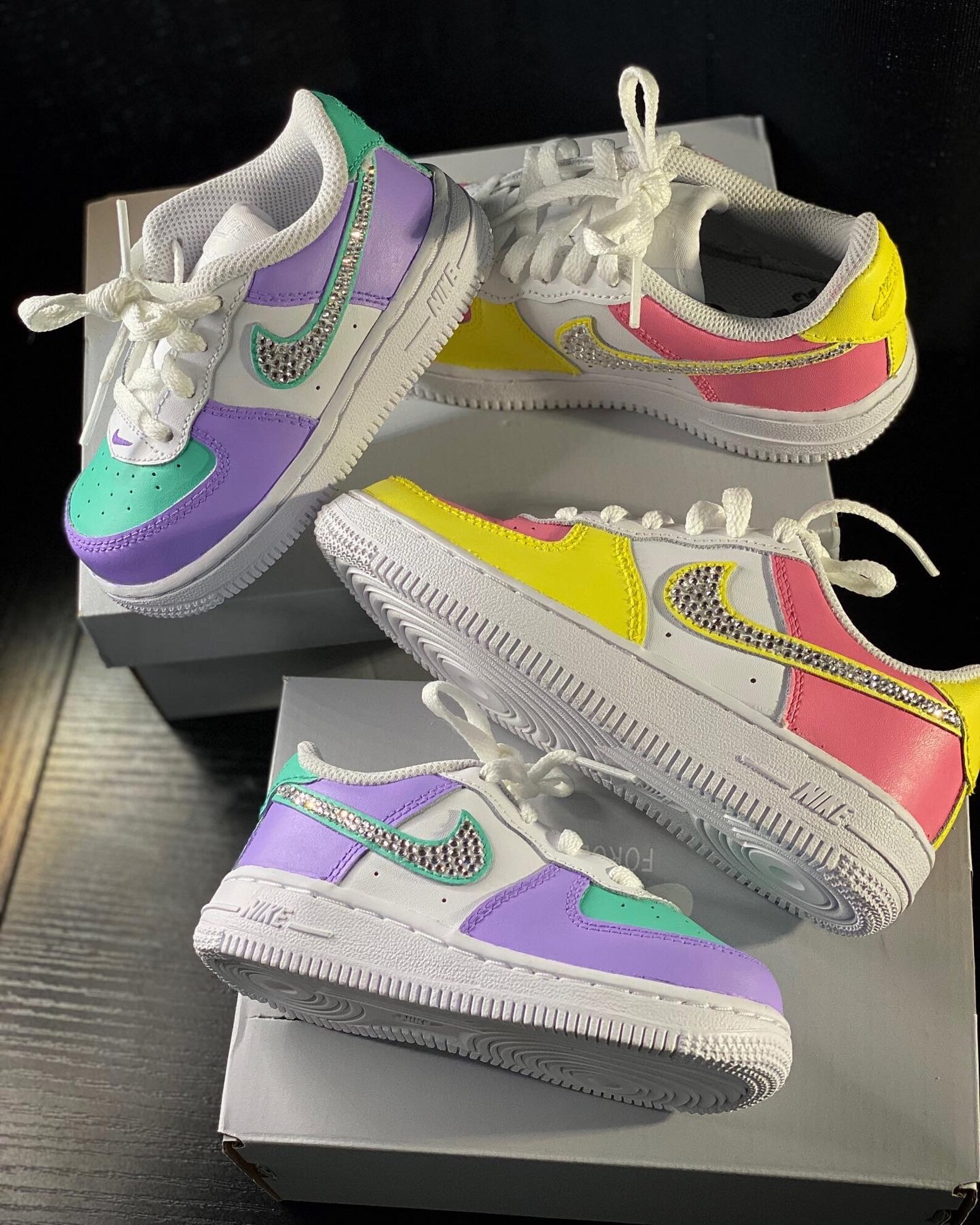 custom rhinestone air force 1