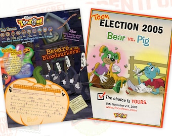 October 2005 Halloween & Species Election - Member Mailers Newsletter - Toontown Online