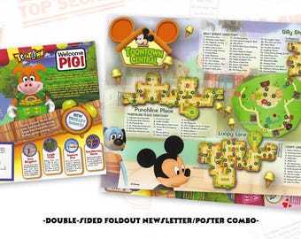 February/March 2007 Map of Toontown Central - Member Mailers Newsletter - Toontown Online