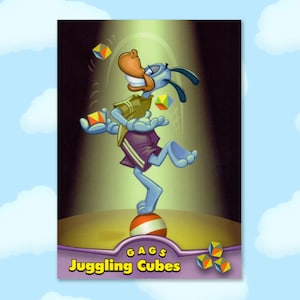 Juggling Cubes - Gags - Series 3 Toontown Online Trading Card