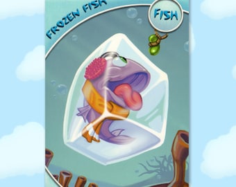 Frozen Fish - Fish - Series 3 Toontown Online Trading Card