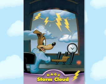 Storm Cloud - Gags - Series 3 Toontown Online Trading Card