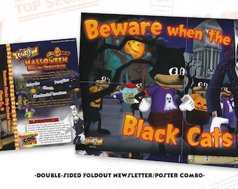 October/November 2008 Halloween - Member Mailers Newsletter - Toontown Online