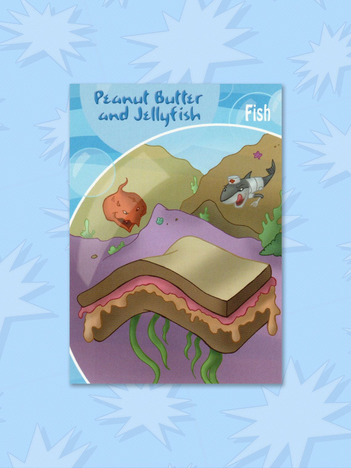 Peanut Butter & Jellyfish 2/49 Fish Series 2 Toontown Etsy