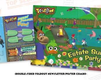 June/July 2007 Estate Summer Party - Member Mailers Newsletter - Toontown Online