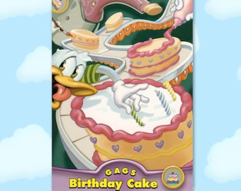 Birthday Cake - Gags - Series 3 Toontown Online Trading Card