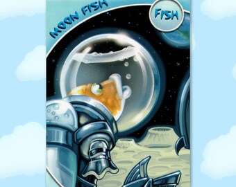 Moon Fish - Fish - Series 3 Toontown Online Trading Card