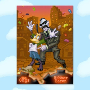 Robber Baron - Cogs - Series 3 Toontown Online Trading Card