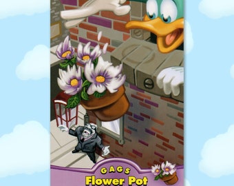 Flower Pot - Gags - Series 3 Toontown Online Trading Card