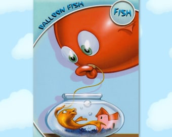 Balloon Fish - Fish - Series 3 Toontown Online Trading Card