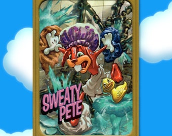 Sweaty Pete - Toonography - Series 1 Toontown Online Trading Card