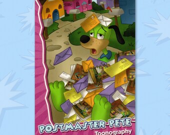 Postmaster Pete (2/36) - Toonography - Series 2 Toontown Online Trading Card