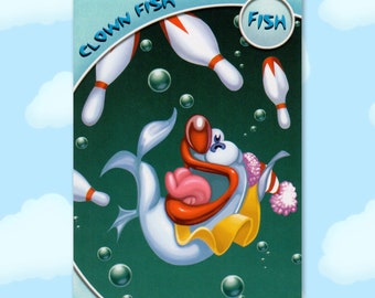 Clown Fish - Fish - Series 3 Toontown Online Trading Card