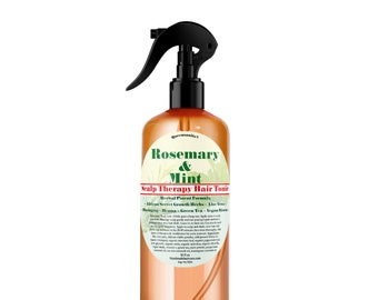 16oz Chebe Hair Mist Growth Spray|Rosemary&Mint ScalpTherapyTonic|Detangle|Repair|pHBalance|Dry|Itchy|Refresh|PrematureGray|Regrow|Ayurvedic
