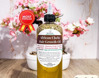Aceite de romero de 16 oz/Chebe para el crecimiento del cabello/Equilibrio del pH/Salvia/Caída del cabello/Cabello fuerte/Cabello grueso/Cabello más largo/Aceite para el cuero cabelludo/Puntas abiertas/Tratamiento con aceite/Cuero cabelludo con caspa/Calvicie