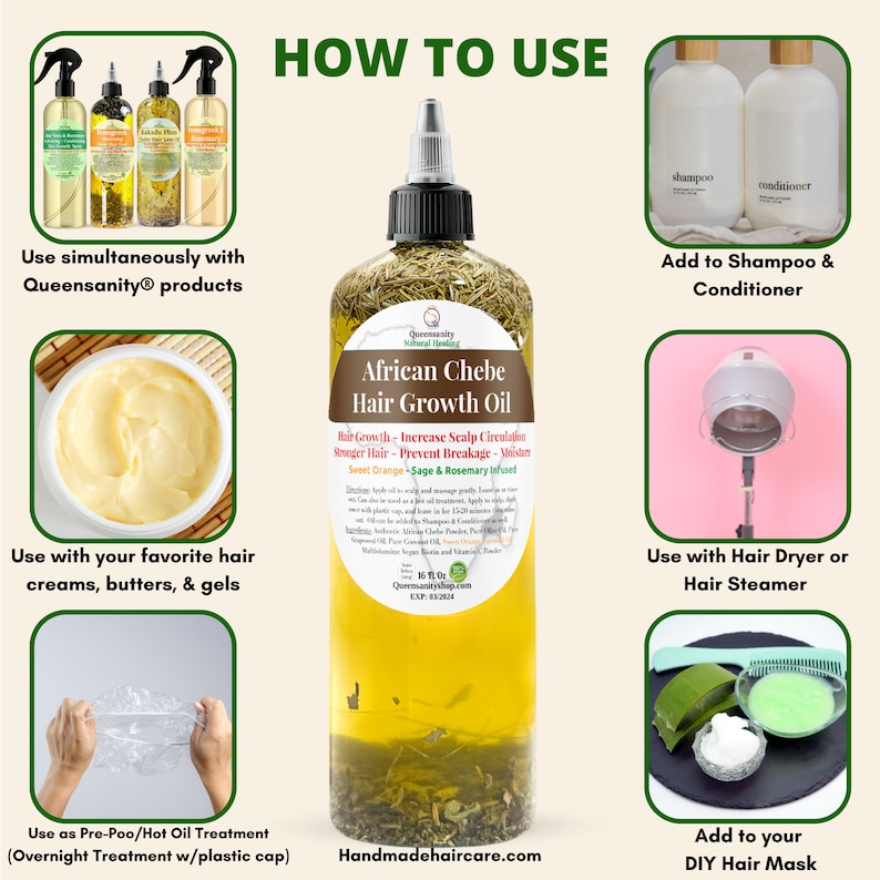 16oz RosemaryOil|HairGrowthChebe|pHBalance|Sage|HairLoss|Stronghair|ThickHair|Longerhair|ScalpOil|SplitEnds|OilTreatment|FlakyScalp|Balding