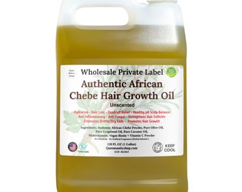 128oz Gallon|Wholesale Private LabelChebeOil|HairGrowth|pHBalance|DryFlakyScalp|StrongHair|SplitEnds|HairShedding|RetentionLongHair|ScalpOil