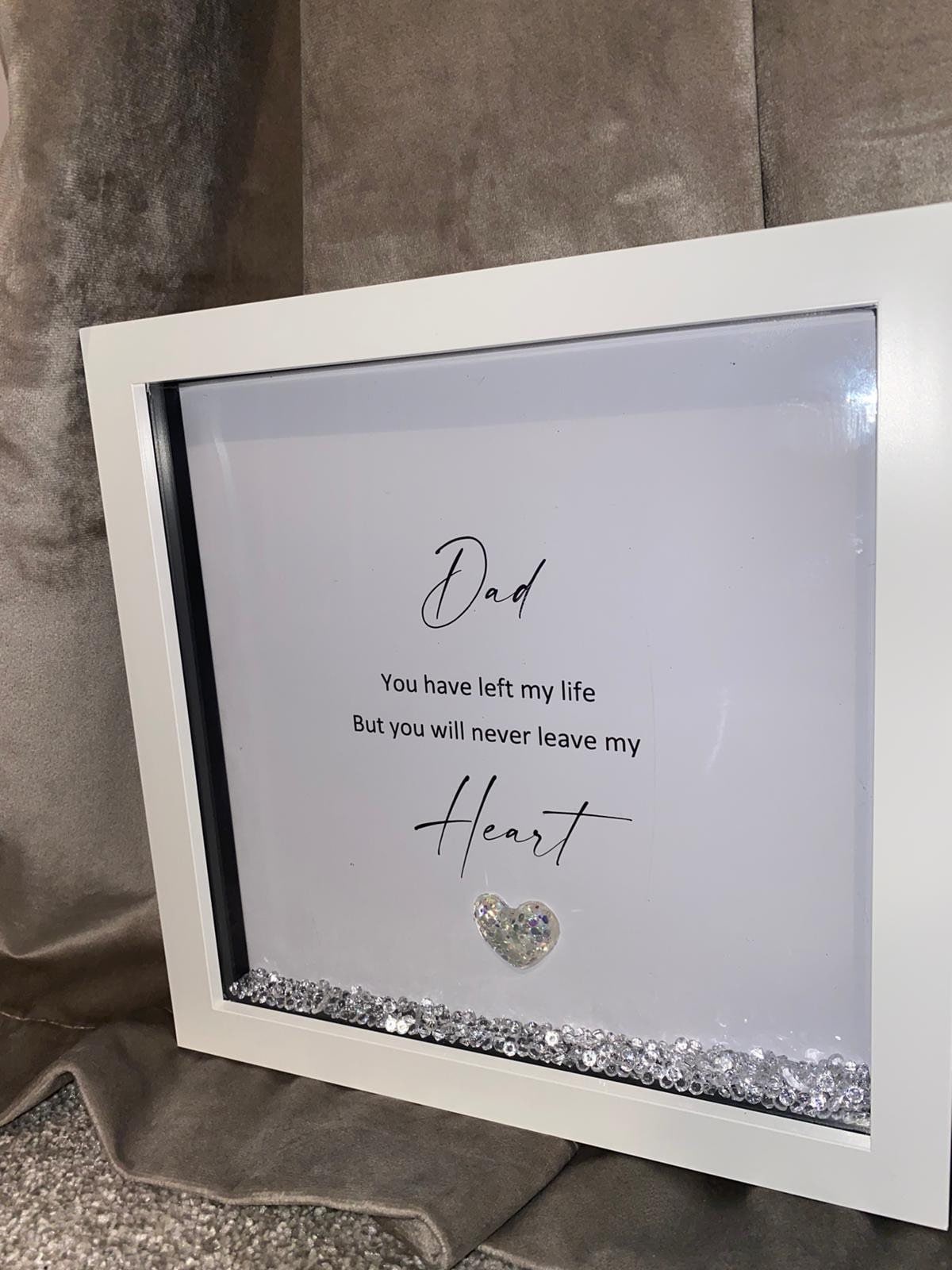 Memorial Frame Ashes Frame Memorial Bereavement Etsy UK