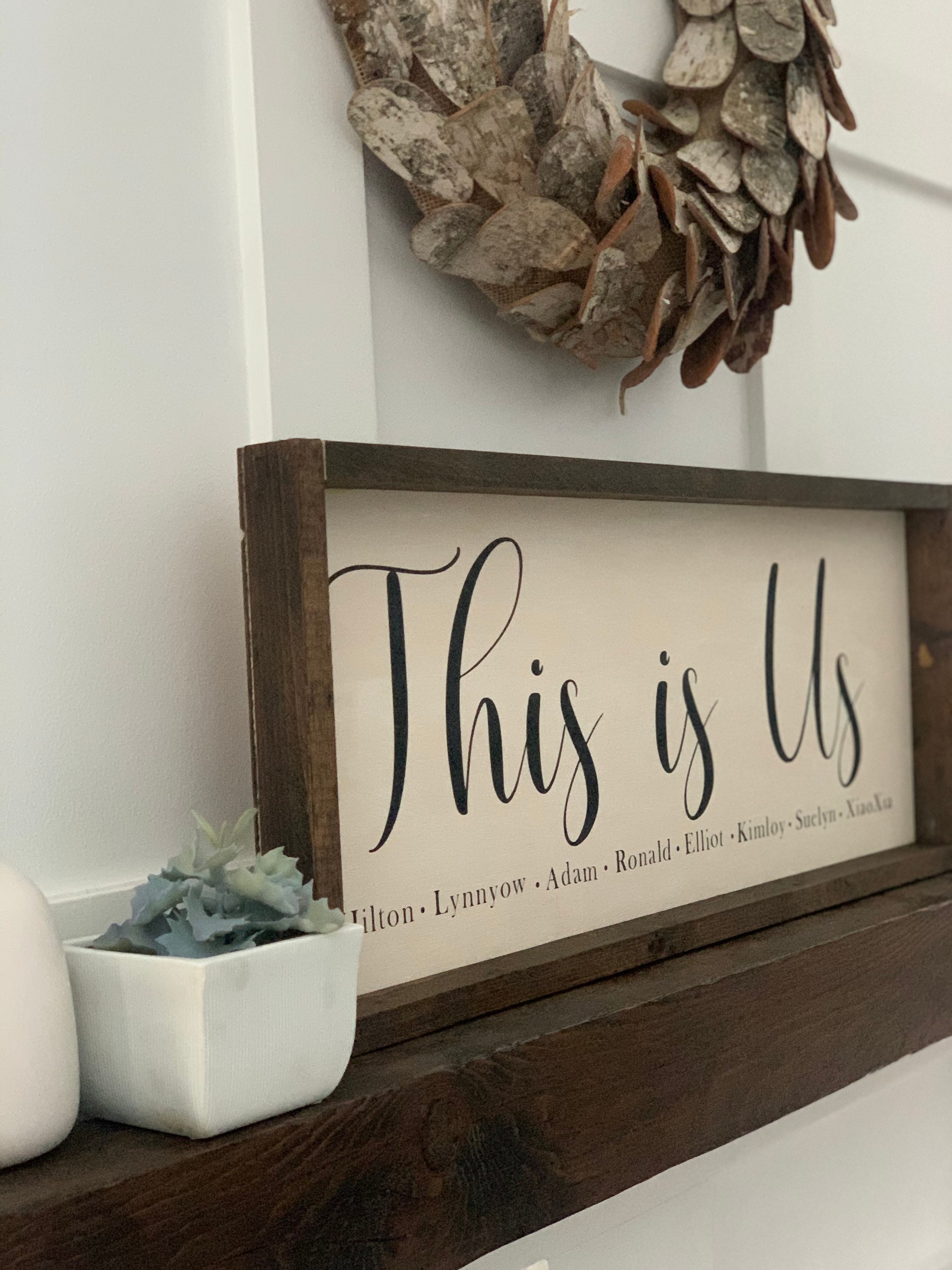 This is Us Wood Sign - Etsy