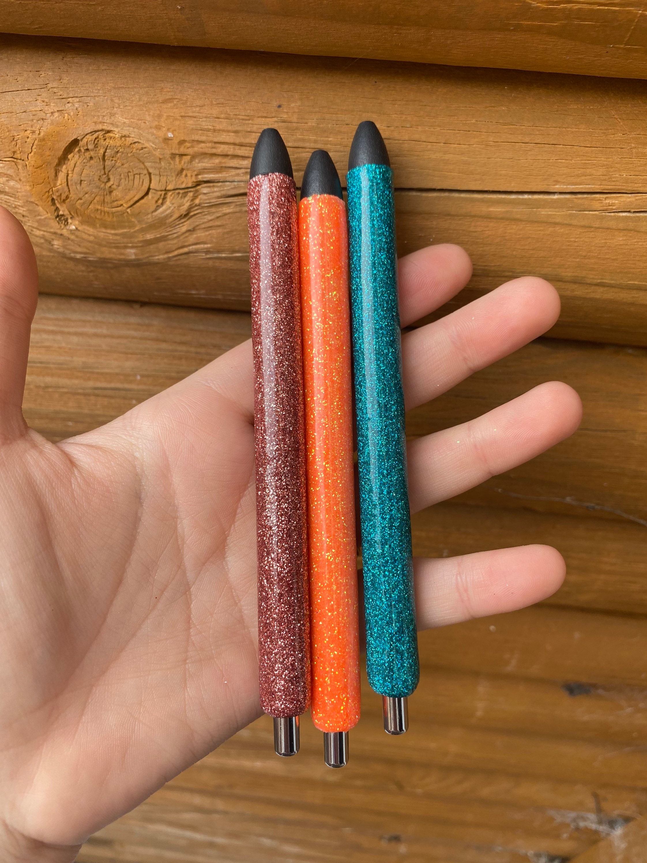 Personalized pens ink joy pens epoxy pens glitter pen | Etsy