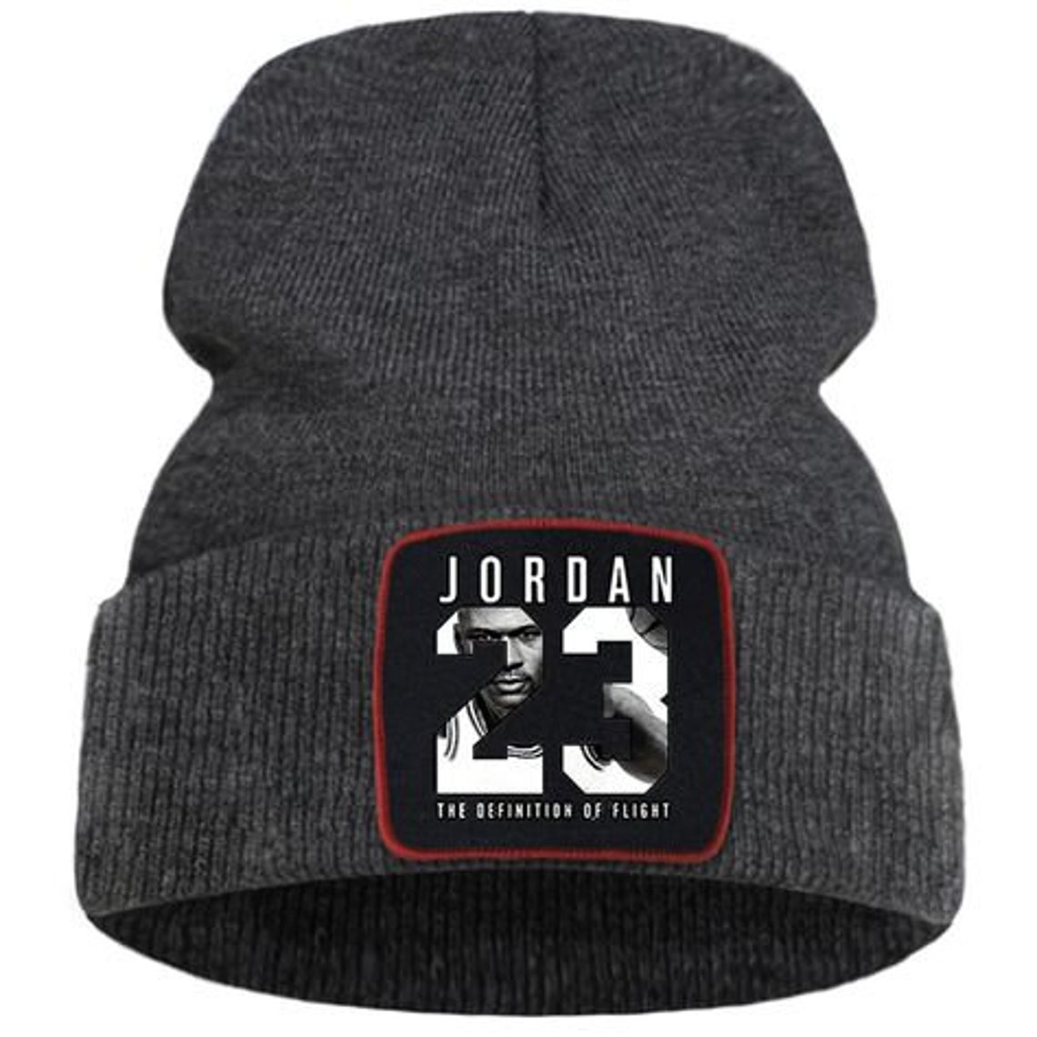 Jordan Beanie Michael Jordan 23 Winter Hat Chicago Bulls Air Etsy
