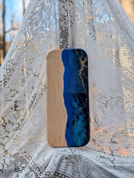 Blue & Gold Charcuterie Board