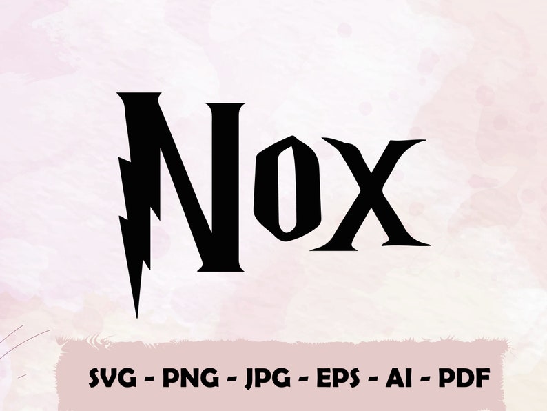 Download Nox Harry Potter Svg Cut File Silhouette Quotes Files Etsy