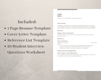 Modèle de CV pour débutants, Modèle de CV étudiant, Modèle de CV pour diplômé récent, CV de stage | Modèle de CV | Modèle de CV