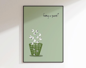 Arte de parede de golfe - Pôster minimalista de golfe - Presente de golfe - Impressão de parede de clube de campo - Decoração de parede de clube de golfe - Arte de parede de esportes - Arte de parede de corredor