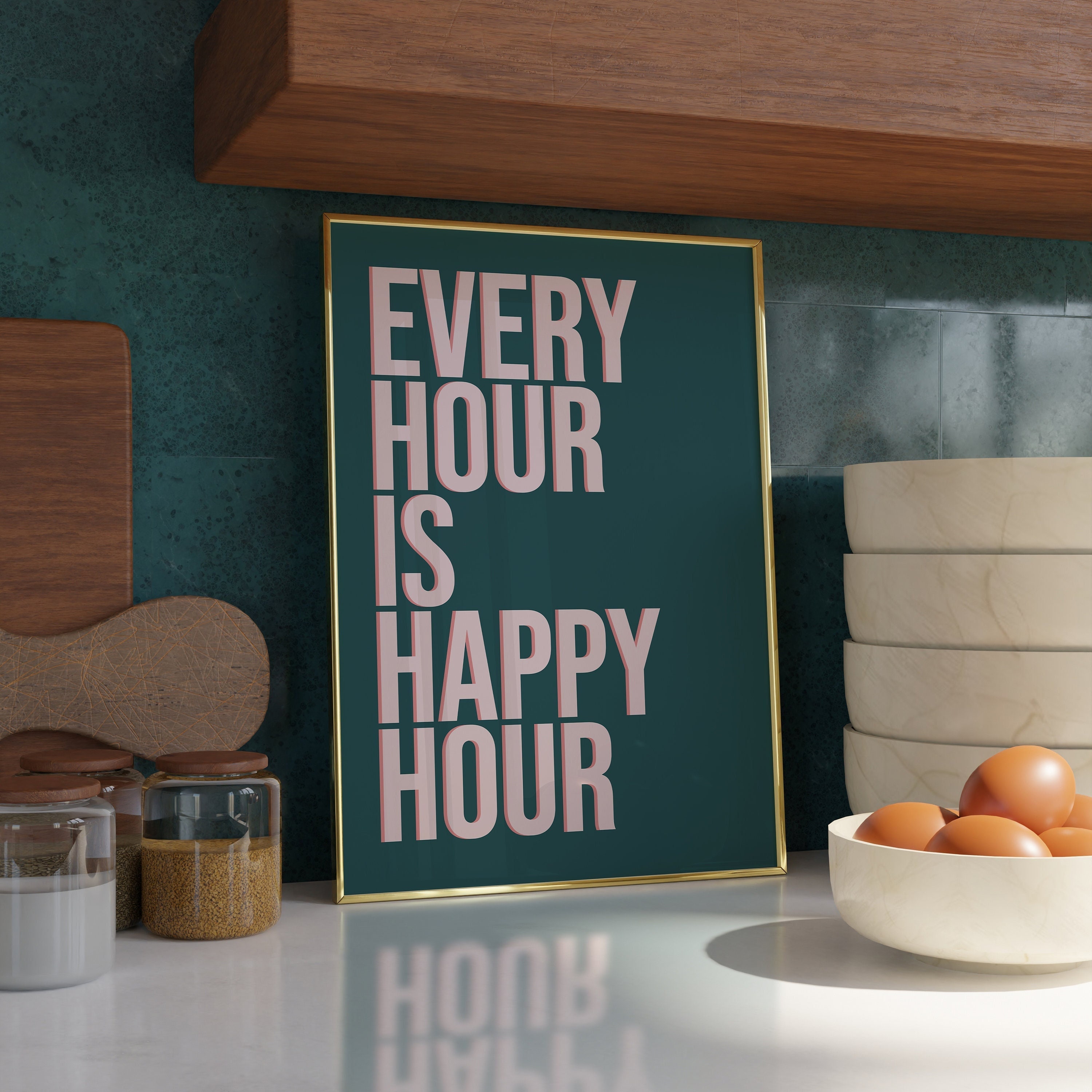 Always Happy Hour Print - Etsy Singapore