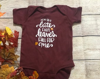 burgundy baby onesie