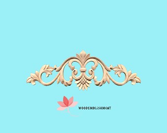 APLH-1037 Shabby Chic Wood Applique for Arch