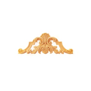 Elegant Wood Carved Applique for Panel and Headboard