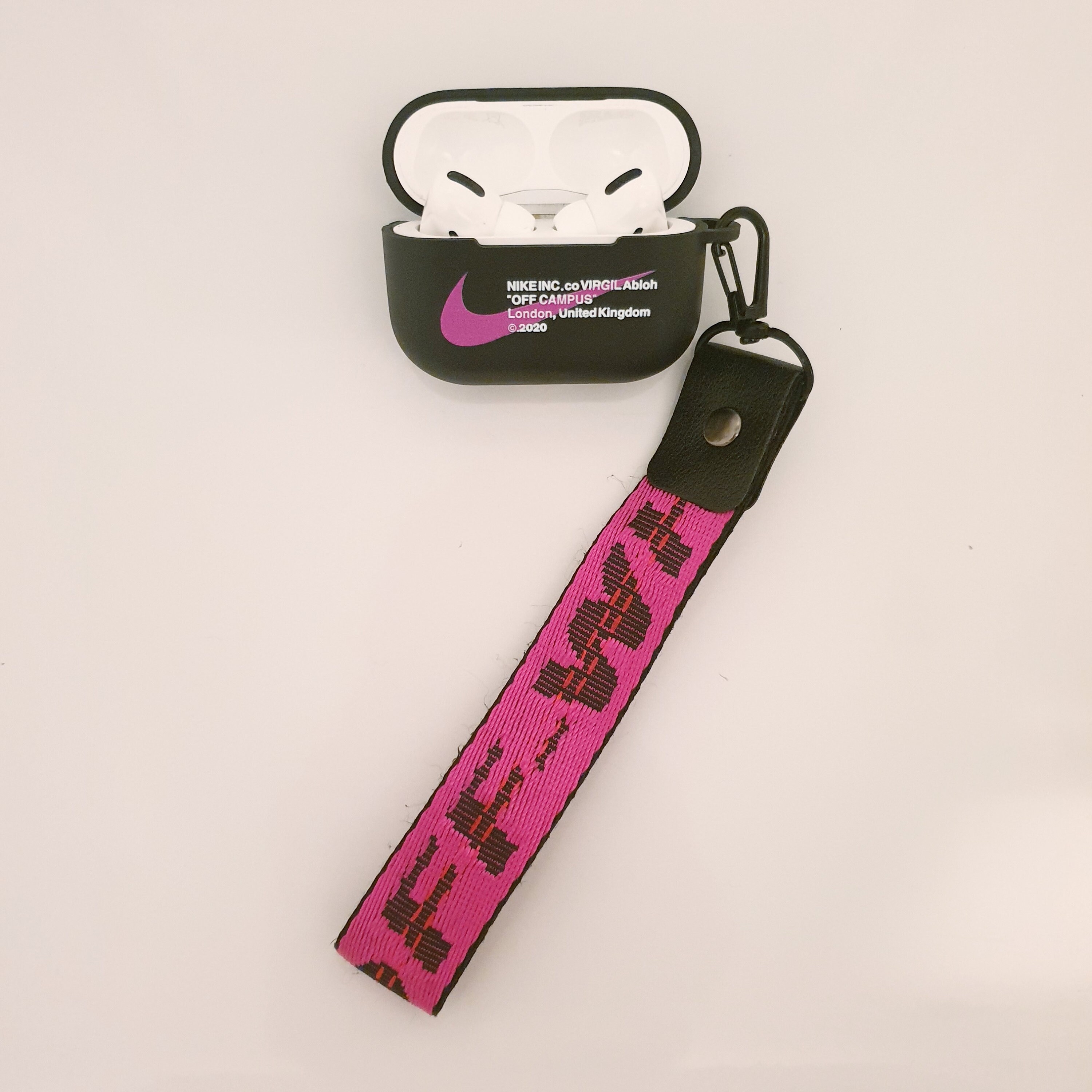 Nike OffWhite Apple Airpods Case Cover OffWhite Lanyard Etsy