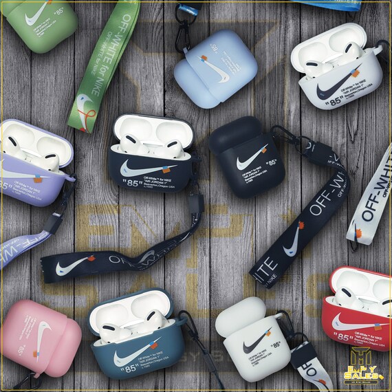 Nike Off-white Designer Apple Airpod Case Cover Off-white | Etsy Ireland