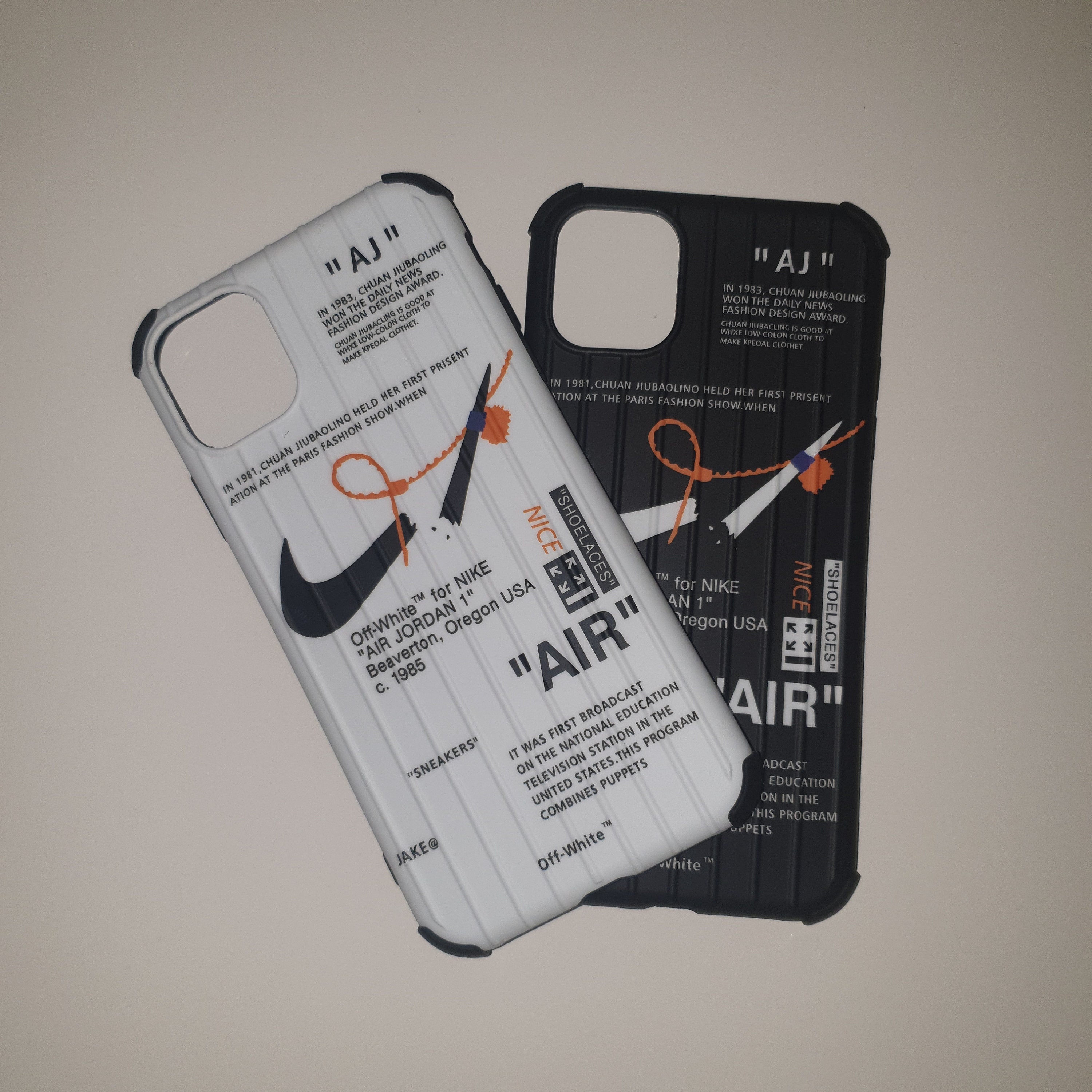 Off-White Nike Designer Bumper Apple iPhone Case Cover For | Etsy