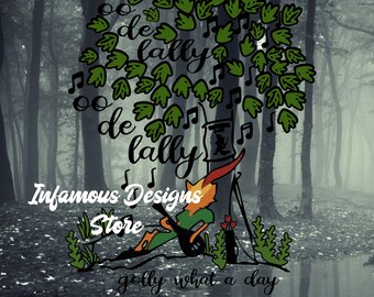 Oo De Lally Robin Hood PNG, & More, DIY Shirts, decor stickers, Golly What A Day, Print File, Download, Cricut, Silhouette, Sublimation