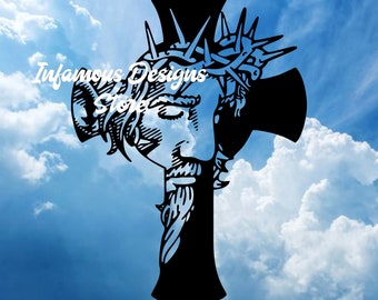 Religious Jesus and Cross SVG, PNG, & More, DIY Shirts, Hats, Bags, Mugs, Tumblers, etc, Cut/Print File, Instant Download, Cricut Silhouette