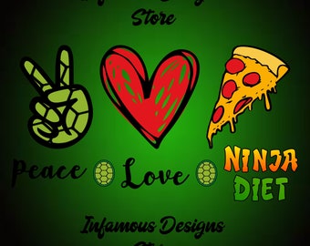 Teenage Mutant Ninja Turtles (TMNT) Inspired SVG, PNG, & More for Shirts, Bags, Mugs.., Cut/Print File, Instant Download, Cricut, Silhouette