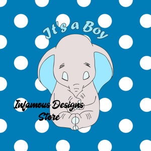 To chłopiec SVG, PNG i więcej, koszulka Baby Elephant To chłopiec, plik do wycięcia/wydrukowania, natychmiastowe pobranie, Cricut, sylwetka