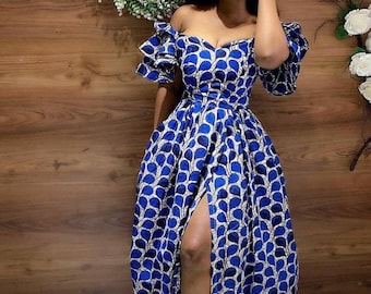 ankara long dresses for ladies