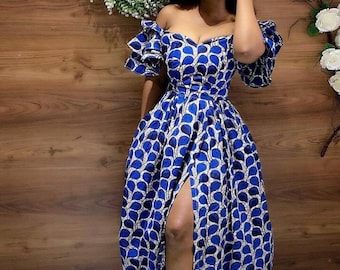 latest ankara maxi gown