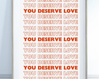 You Deserve the World - Etsy